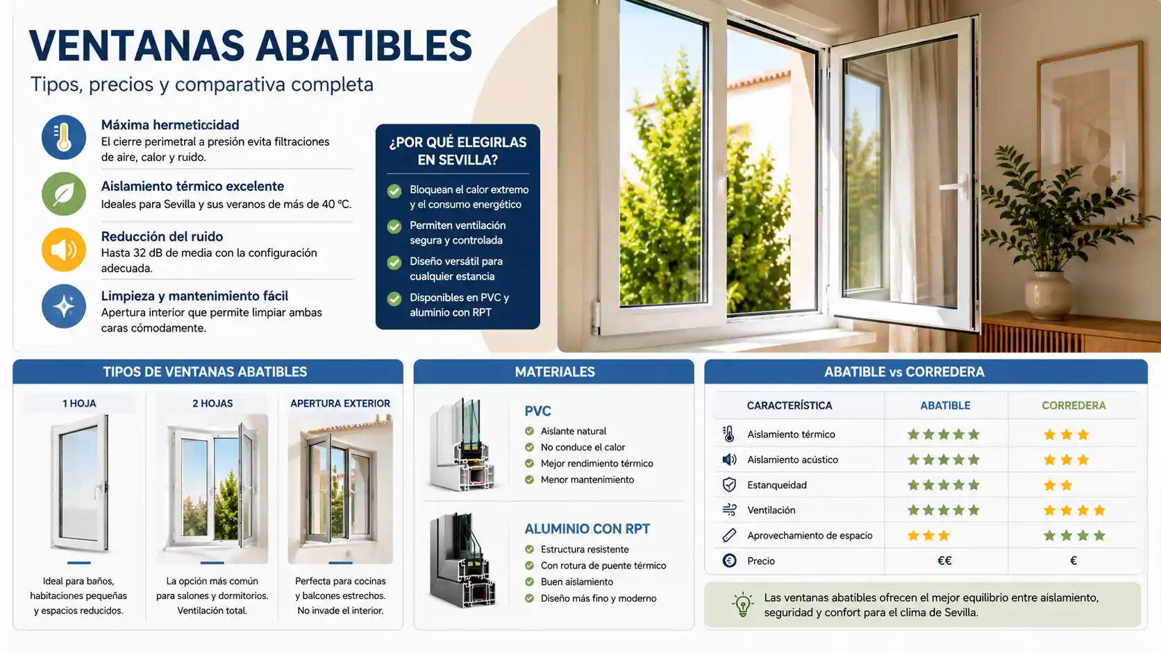 Ventanas abatibles Ventanas abatibles